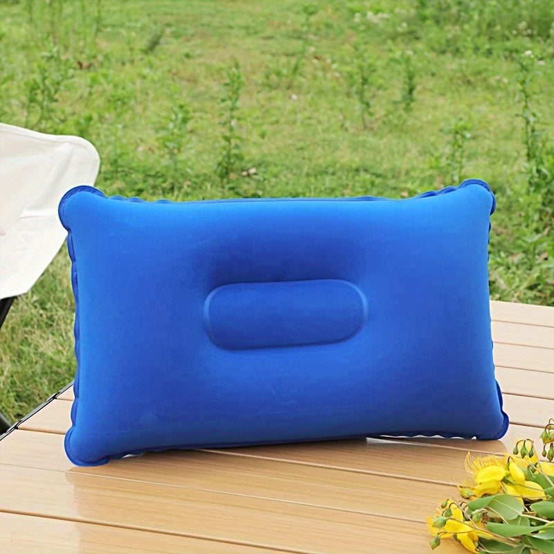 Inflatable Cushions for Camping and Travel - Set of 2 Soft, Portable Cushions