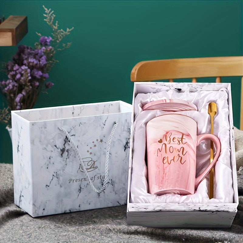 Marble Mug Set with Gold Print – The Perfect Mother’s Day Gift