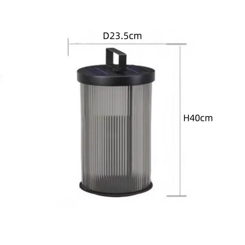 Crystal Glass Outdoor Lamp - Solar Energy