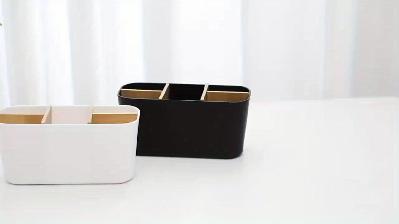 Modern Toothbrush Holder with 5 Compartments – Stylish and Organised for Bathroom Use