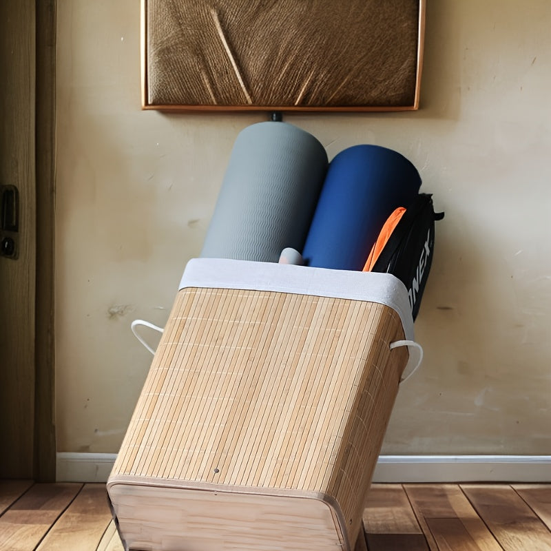 Bamboo Woven Storage Basket - Sustainable and Practical for Every Room