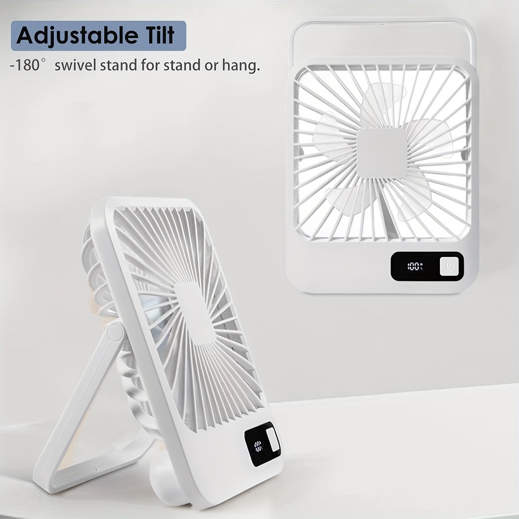 Eritex Portable Desk Fan – Foldable with 5 Speed Settings