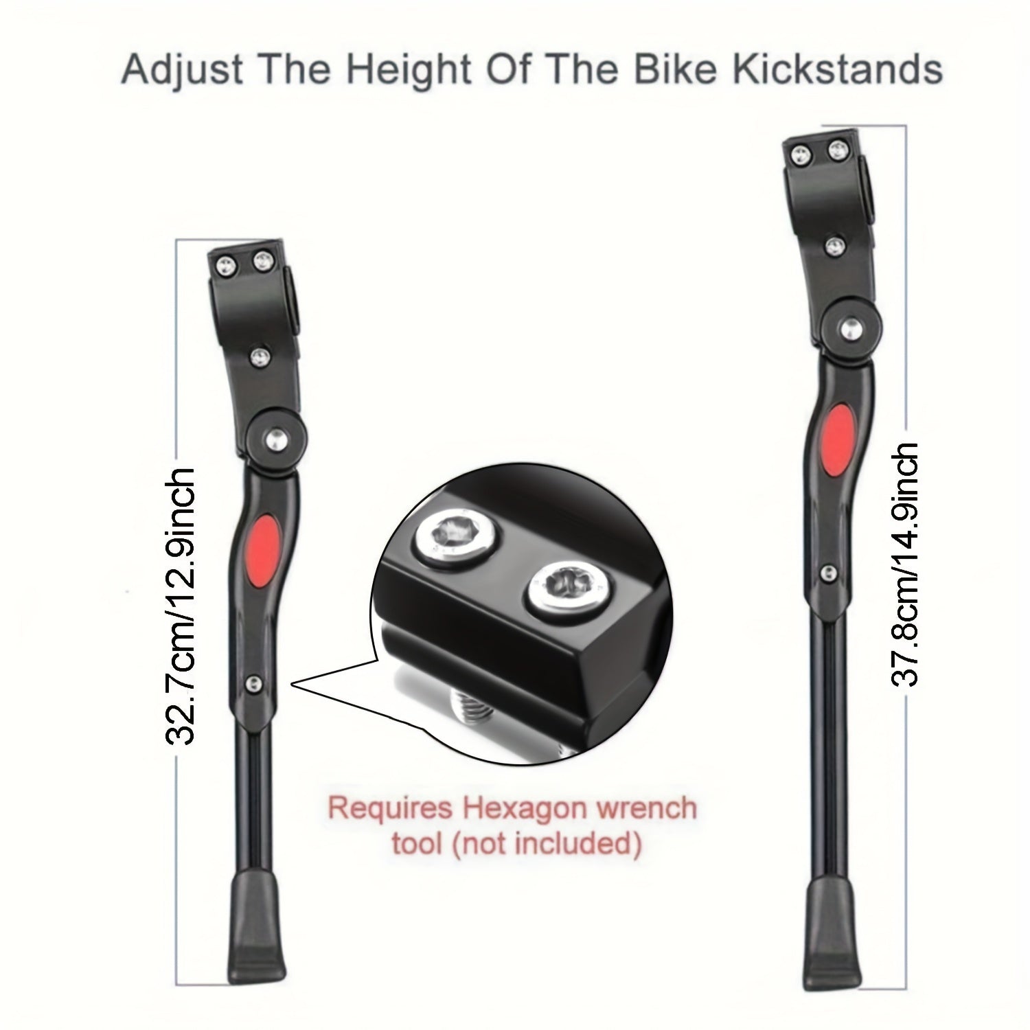 Adjustable Bicycle Stand – Sturdy Side Kickstand for a Stable Parking Spot