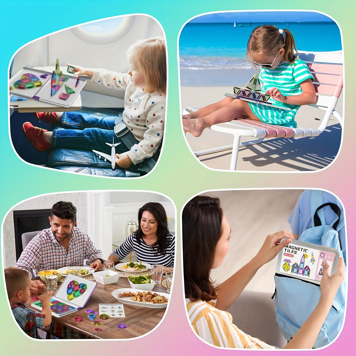 Mini Magnetic Building Block Set – Compact and Versatile Play Fun