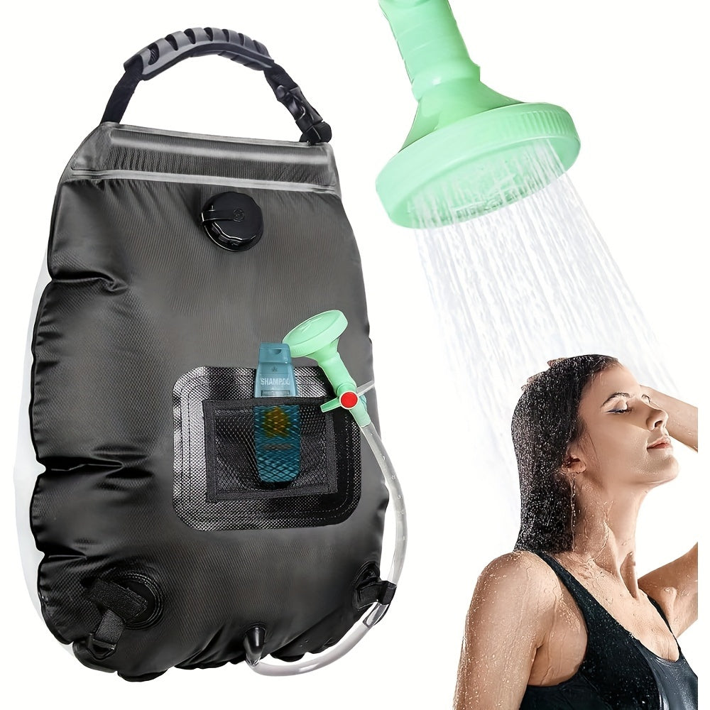 SunnyFlow Solar Shower Bag – Practical, Leakproof and with Temperature Gauge