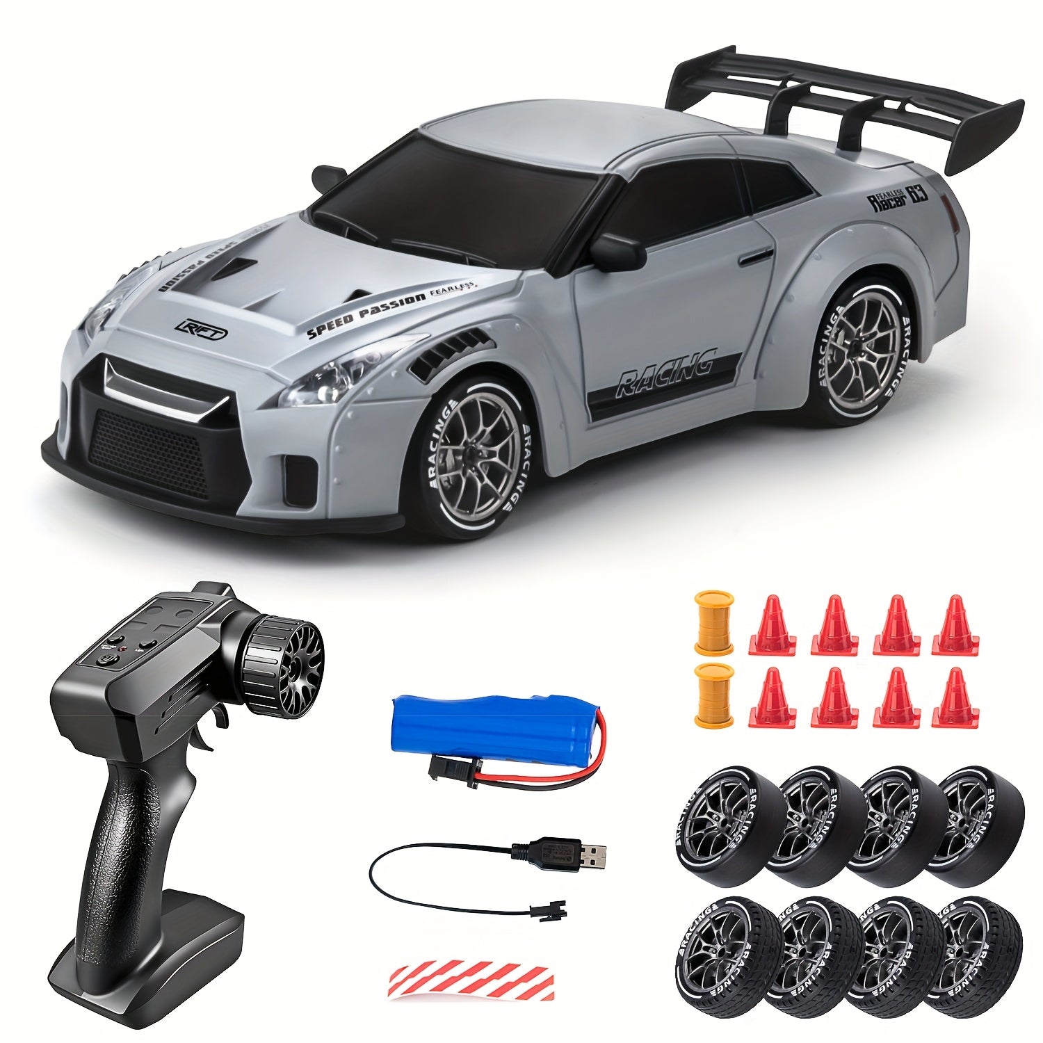 Ultimate Drift Racer 1:24 - RC Car with Illuminated Wheels