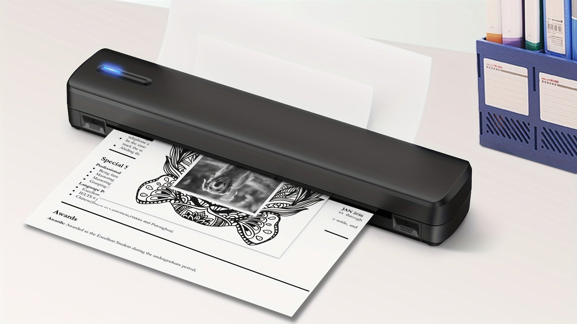 MiniThermo Wireless Printer – Compact Printing Convenience for On-the-Go