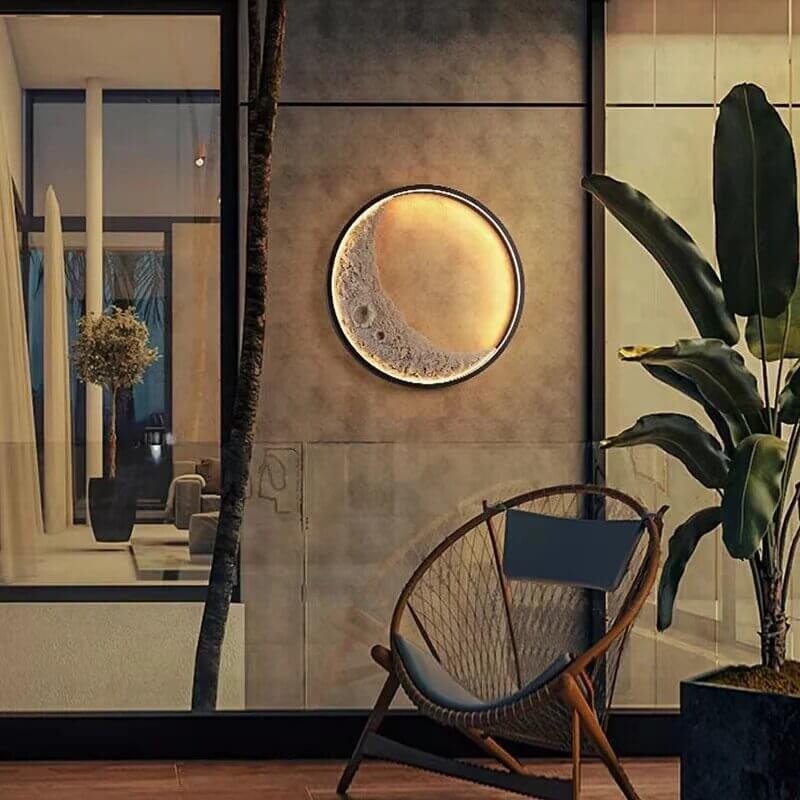Outdoor Lamp Moon Design - Atmospheric Garden Lighting