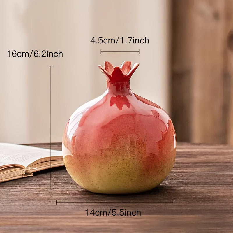 Pomegranate Vase - Handcrafted Elegant Decoration