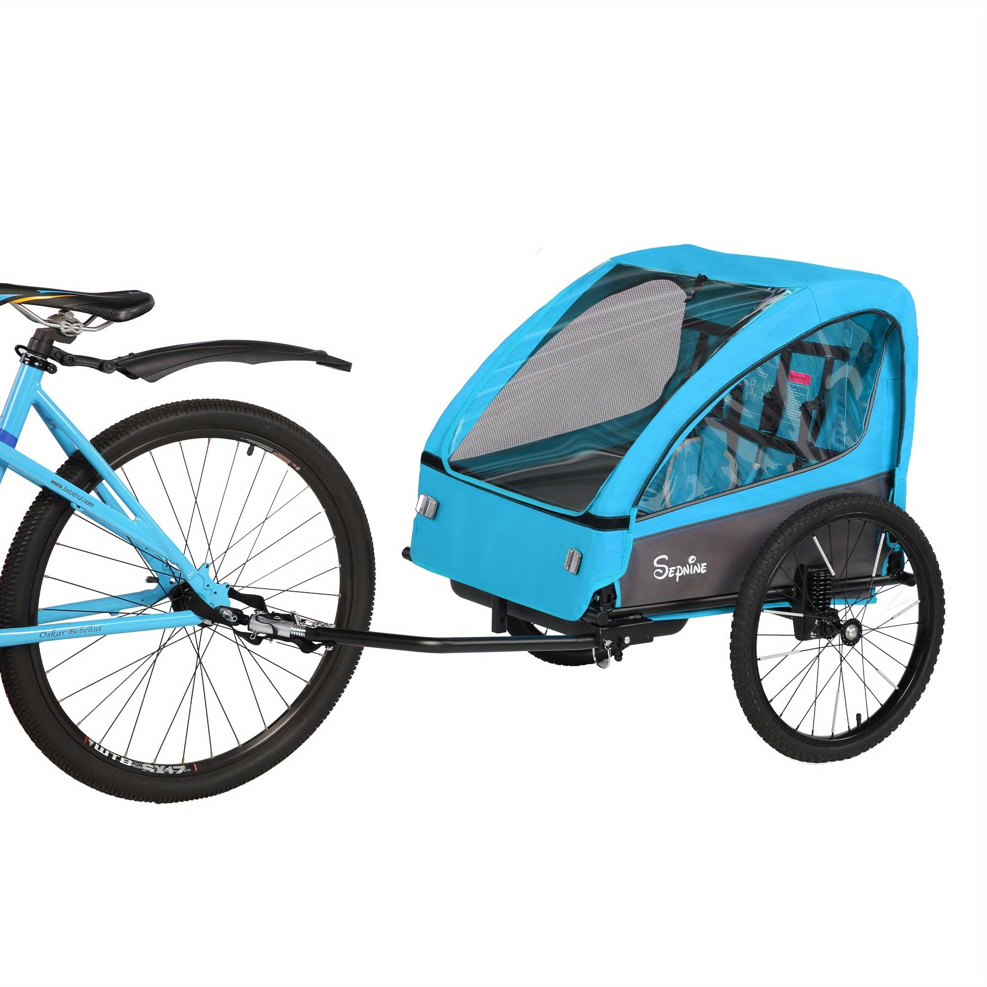 FlexiRide 2-in-1 Bike Caravan – Comfortable and Foldable for Two People