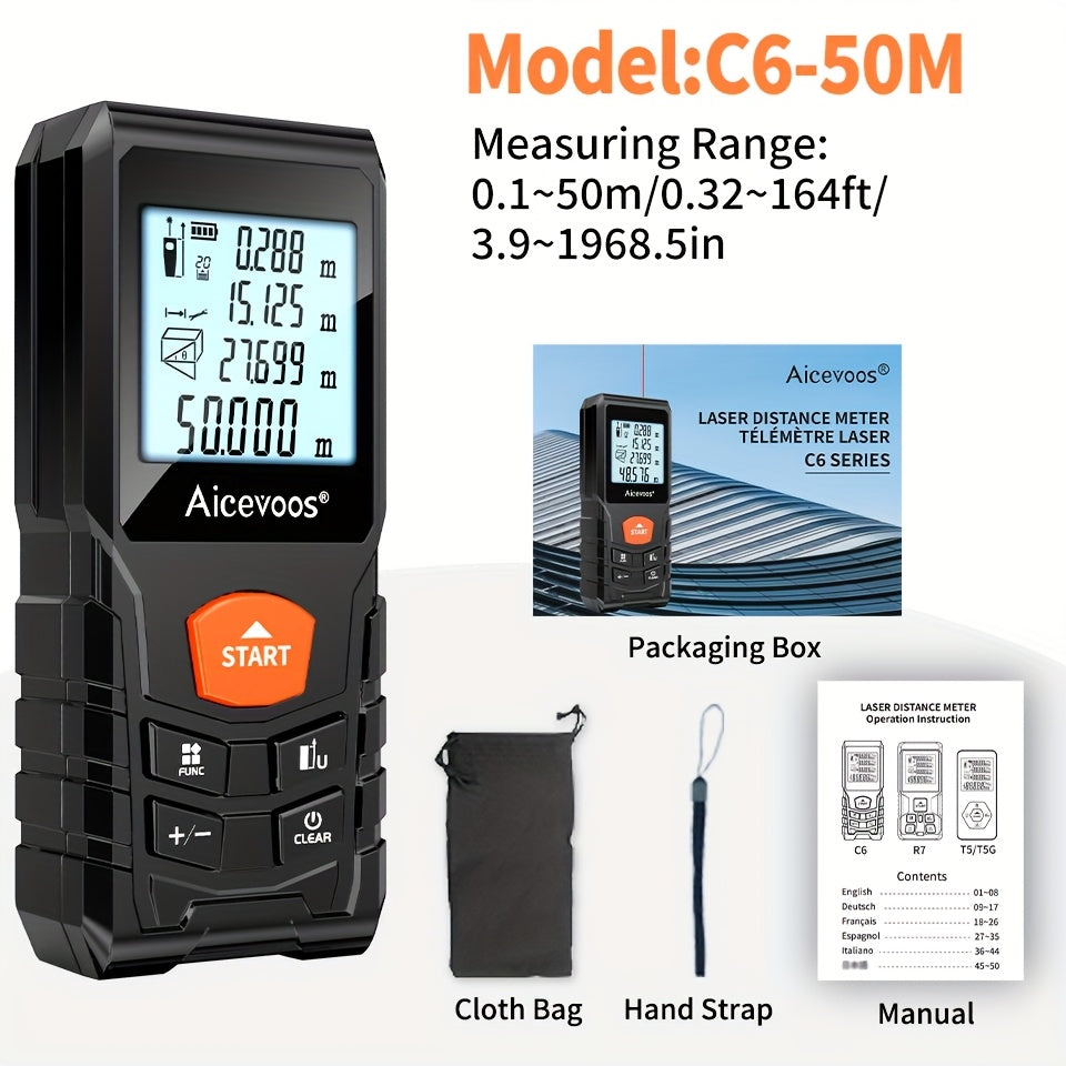 Compact Laser Distance Meter – Accurate and Robust Measuring Instrument