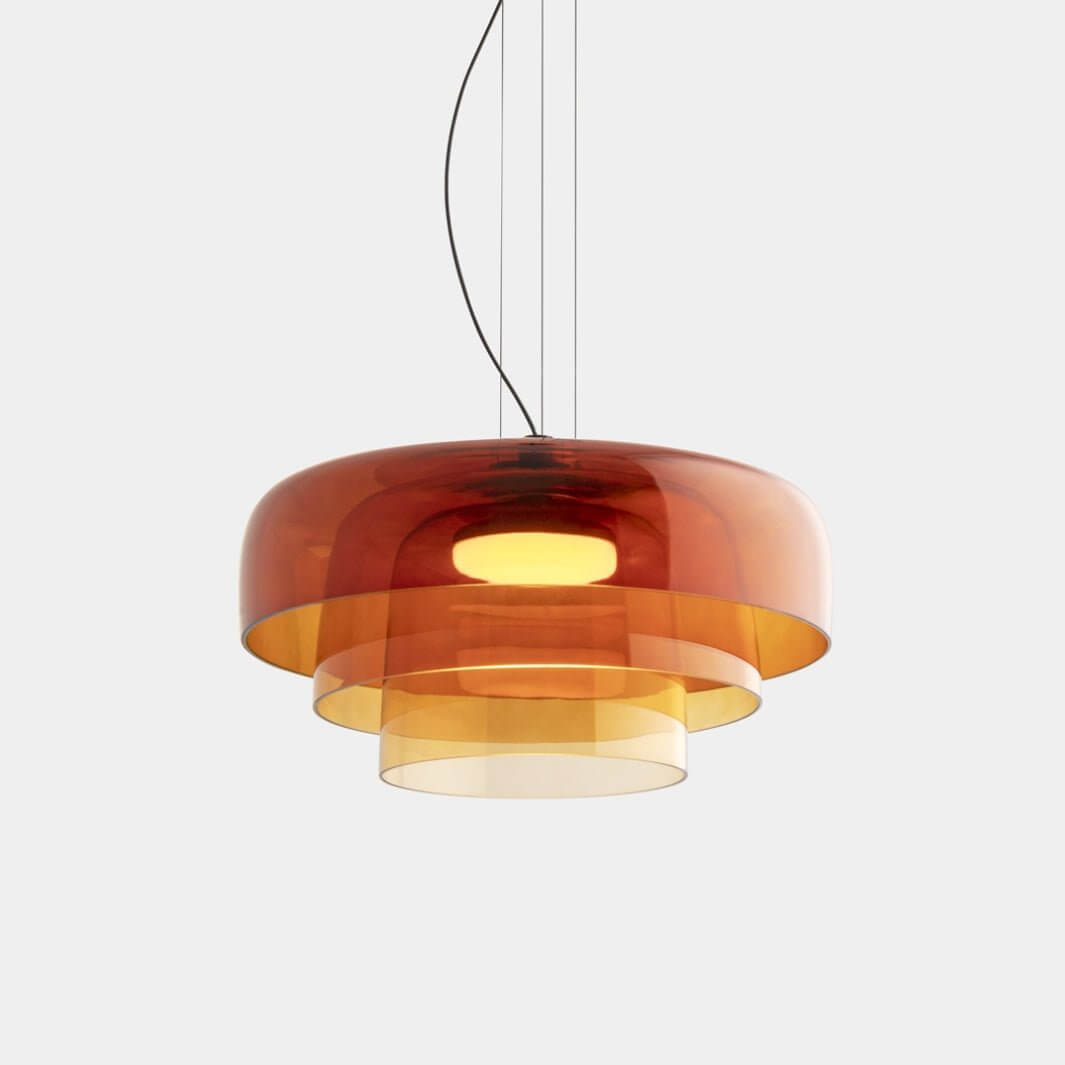 Norwegian Glass Pendant Lamp - Unique Design