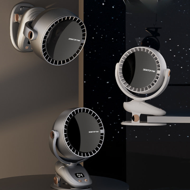 Portable Blade-less Fan with Digital Display – Quiet and Rechargeable Cooling for Indoor and Outdoor Use