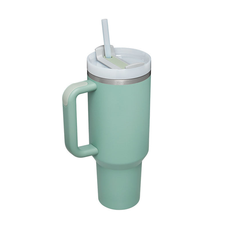 Insulating Mug with Handle and Straw - ChillMate