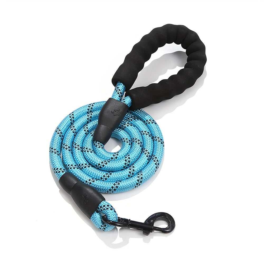 Reinforced Reflective Dog Lead with Padded Handle – Durable and Safe for Strong Dogs