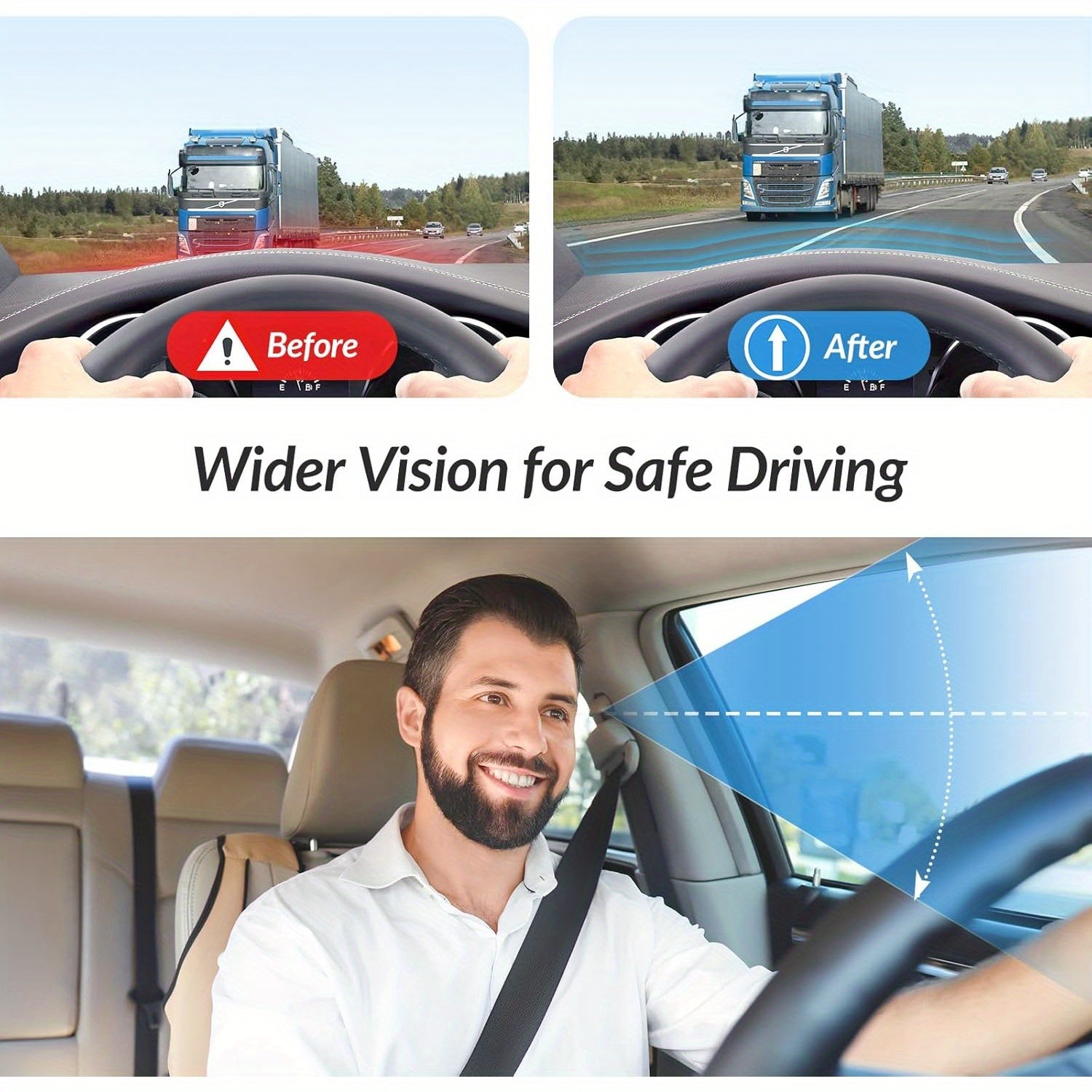 Ergonomic Triangular Car Seat Cushion – Memory Foam Support