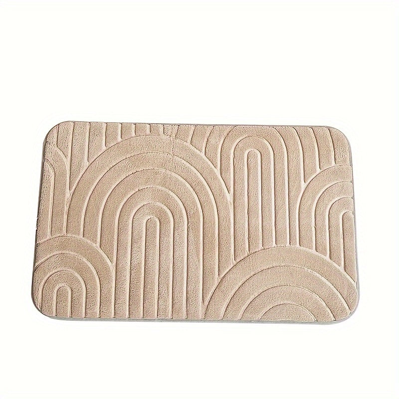 Geometric Non-Slip Bath Mat – Comfortable and Stylish for Your Bathroom