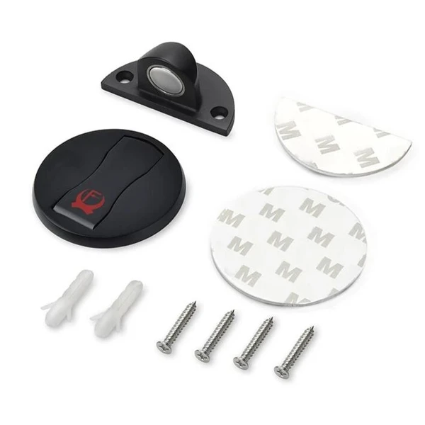 MagnaStop Doorstopper – Stylish Stainless Steel Magnetic Doorstopper, Easy Installation