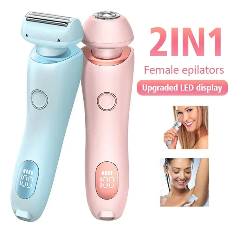 SmoothGlow 2-in-1 Epilator & Shaver - For Silky Smooth Results