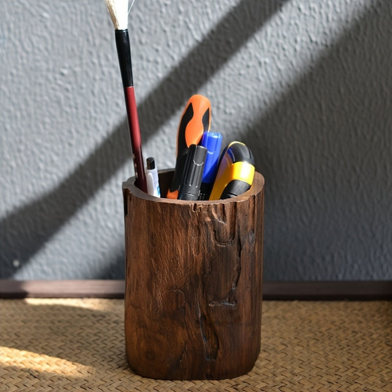 NatureWood Pen Holder – Authentic Atmosphere for Your Workspace
