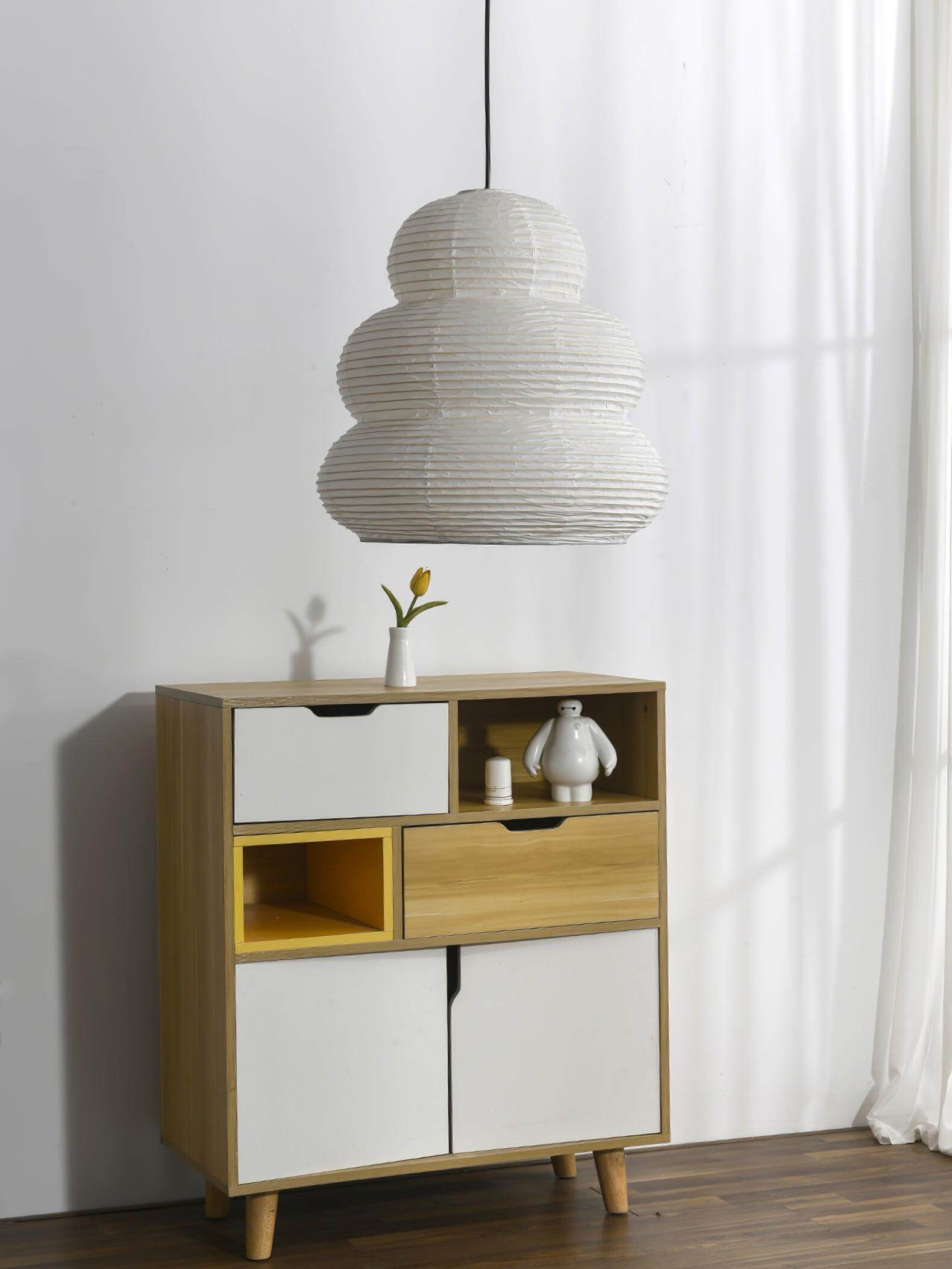 Rice Paper Pendant Lamp - Modern Design