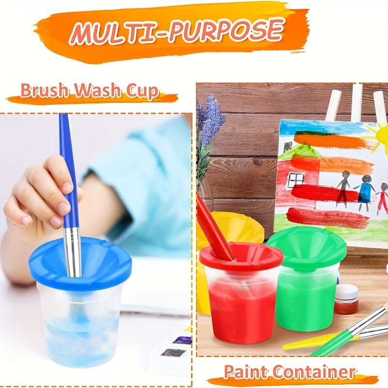 Art Paint Set with Paint Pots and Brushes – Perfect for DIY Painting