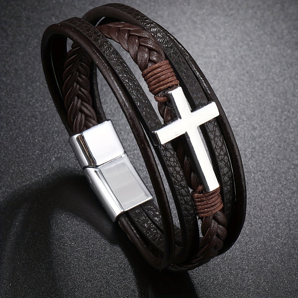 Spiritual Leather Bracelet - For the Modern Man