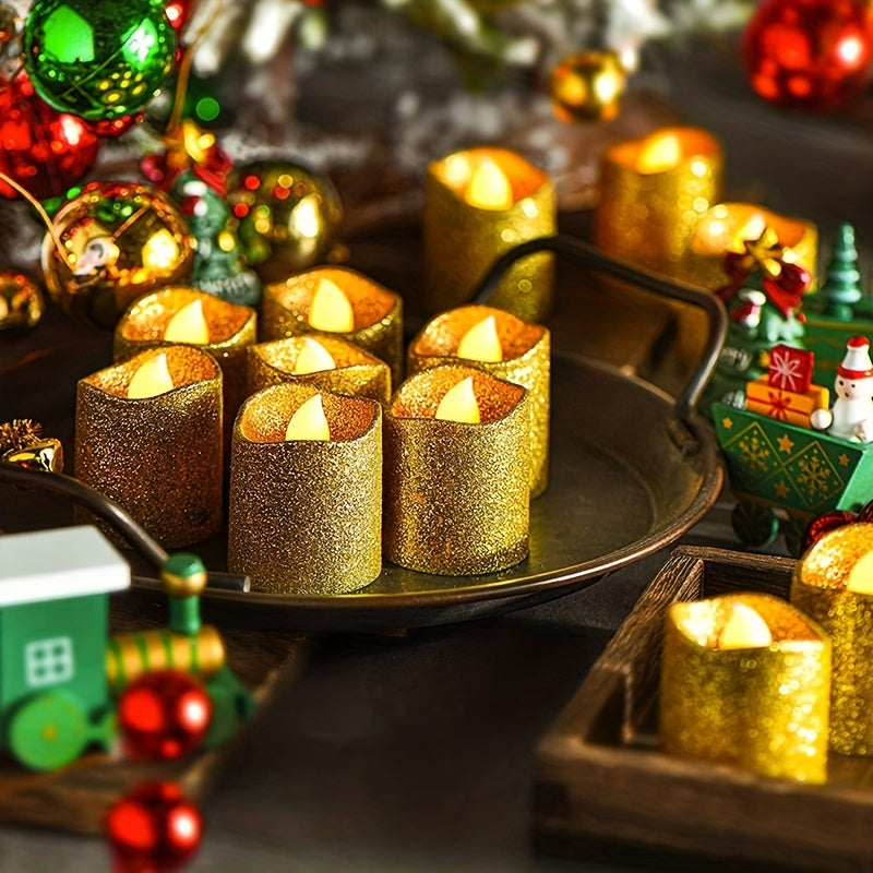 Glittering LED Candles – For a Cosy Atmosphere