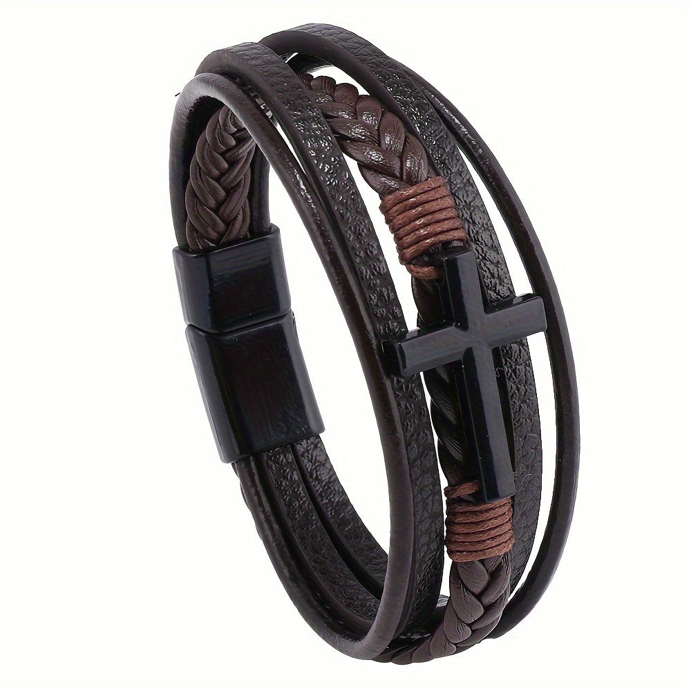 Spiritual Leather Bracelet - For the Modern Man