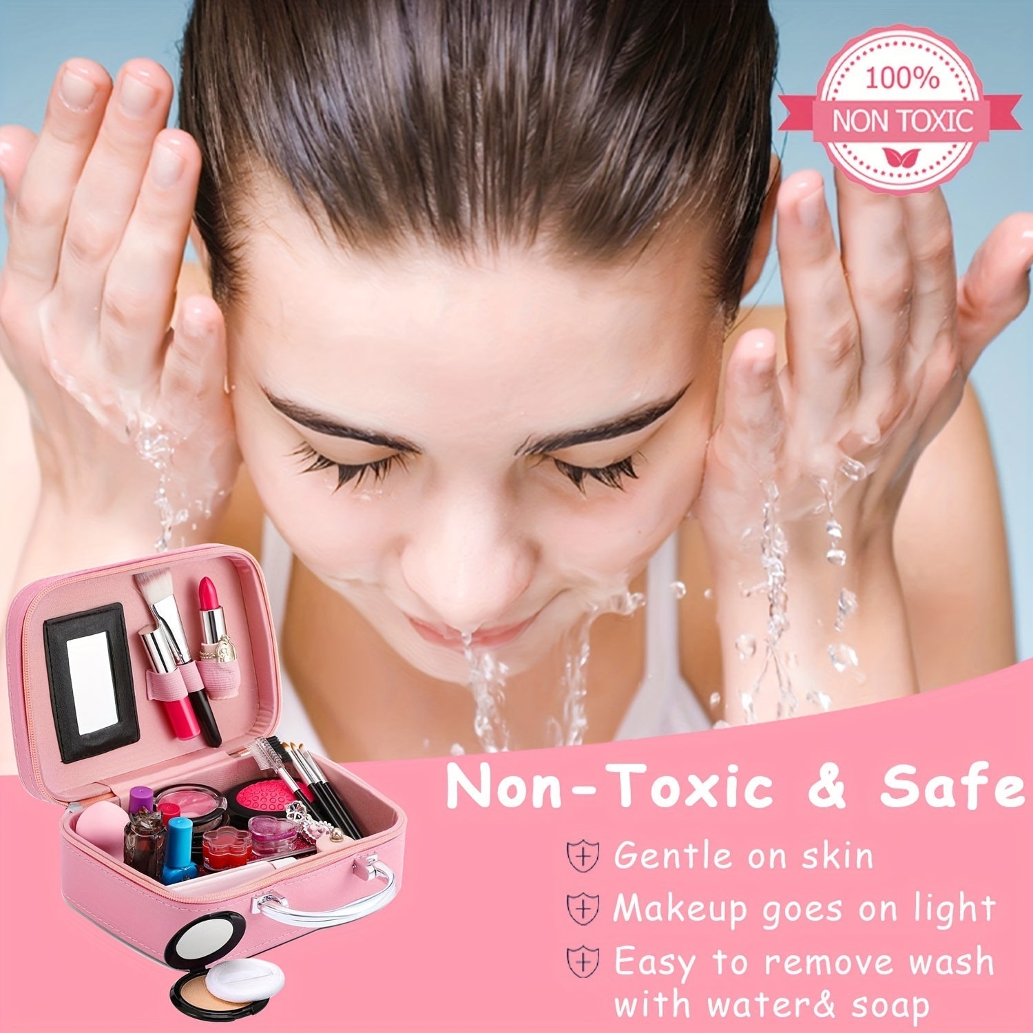 Deluxe Unicorn Make-up Bag – Real Cosmetics and Accessories for Girls