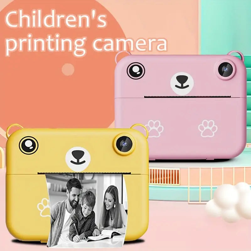 SnapKid - Compact Instant Camera for Children - 1080P HD, Photo & Video, Includes Printing Paper & USB Charger