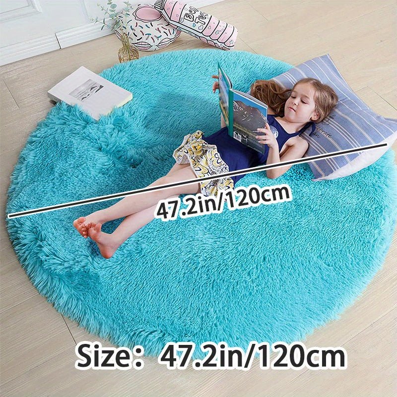 Round Fluffy Rug - Clouda