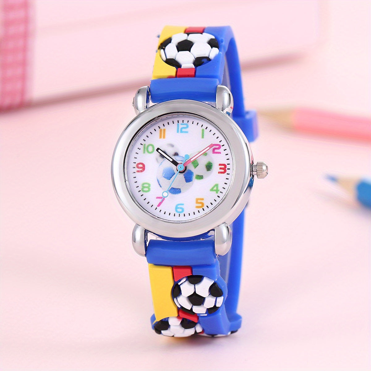 Football Cartoon Watch for Kids - Learn the Time with Fun
