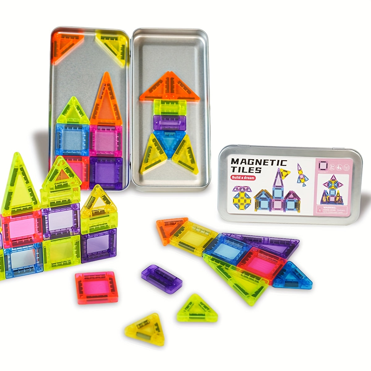 Mini Magnetic Building Block Set – Compact and Versatile Play Fun