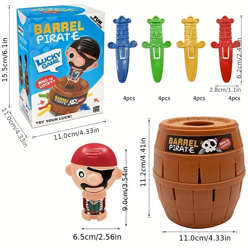 Pirate Barrel Lucky Game - Exciting, Fun, and Suitable for the Whole Family