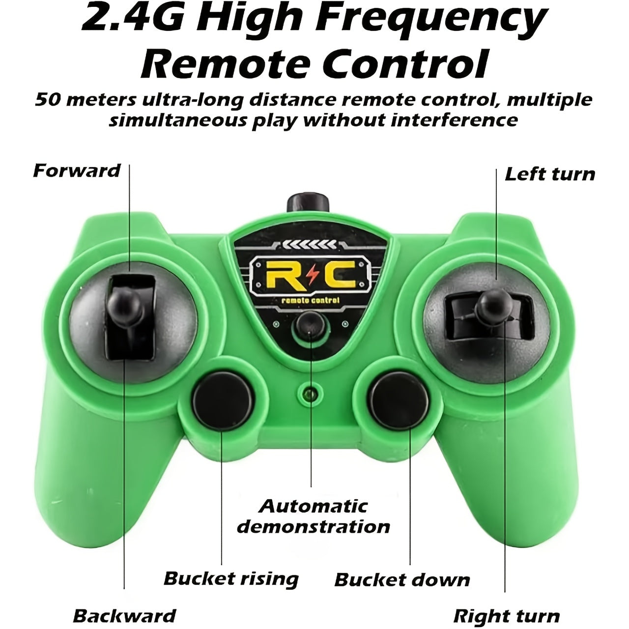 EcoTruck RC Rubbish Truck - Realistic Toy Vehicle with Light & Sound