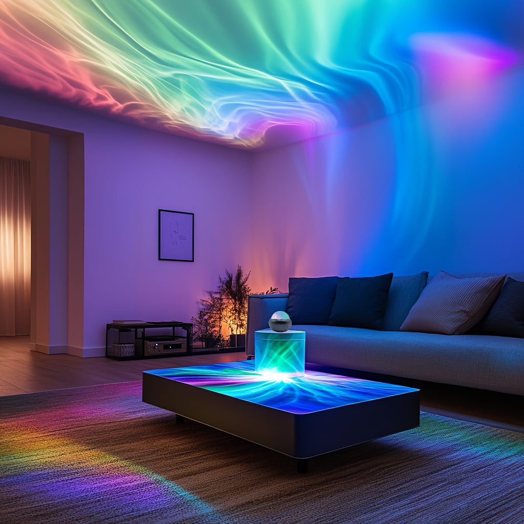 Magical Light Show Projector - Enchanting Colourful Starry Sky Effect