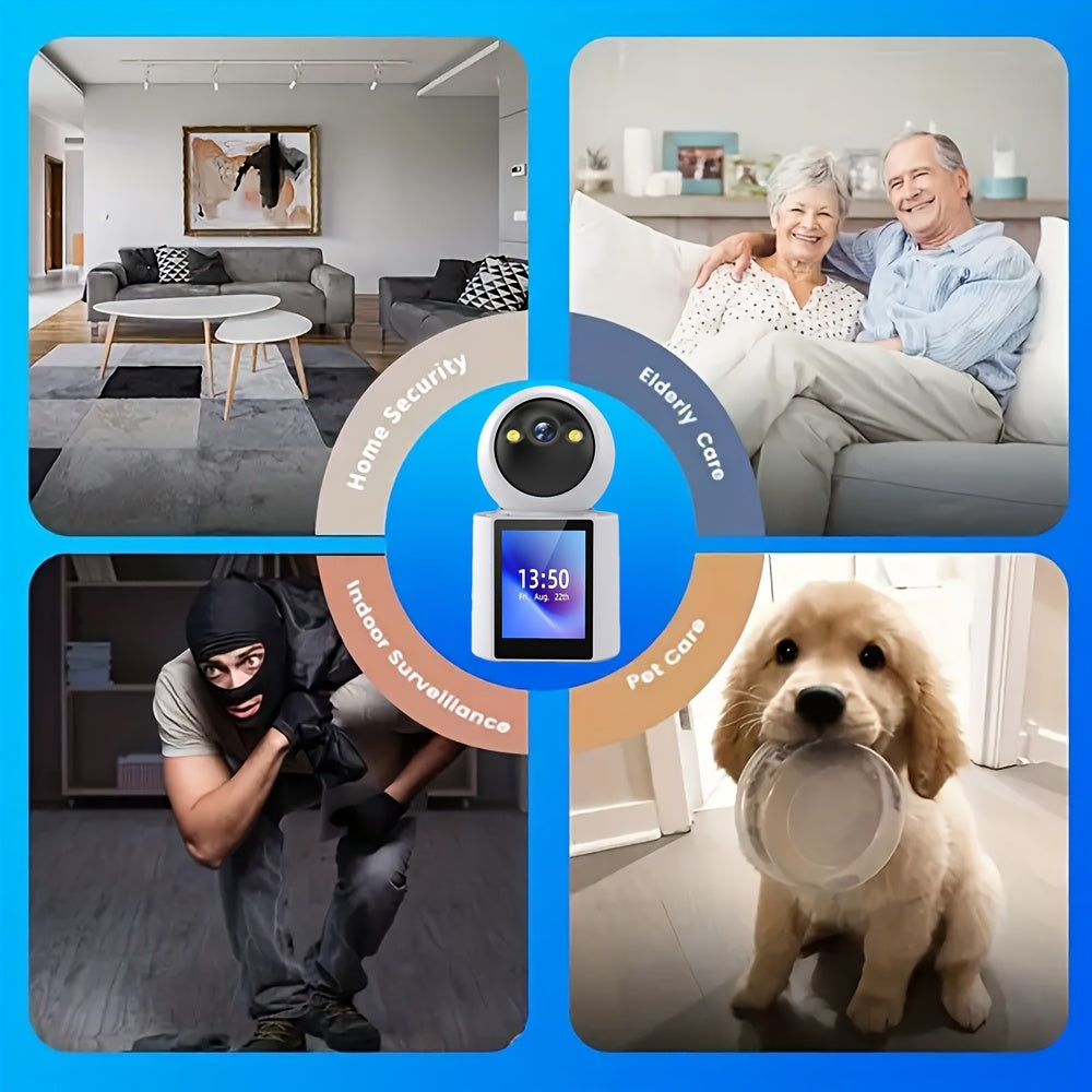Pet Camera with Screen – Two-Way Audio & Night Vision
