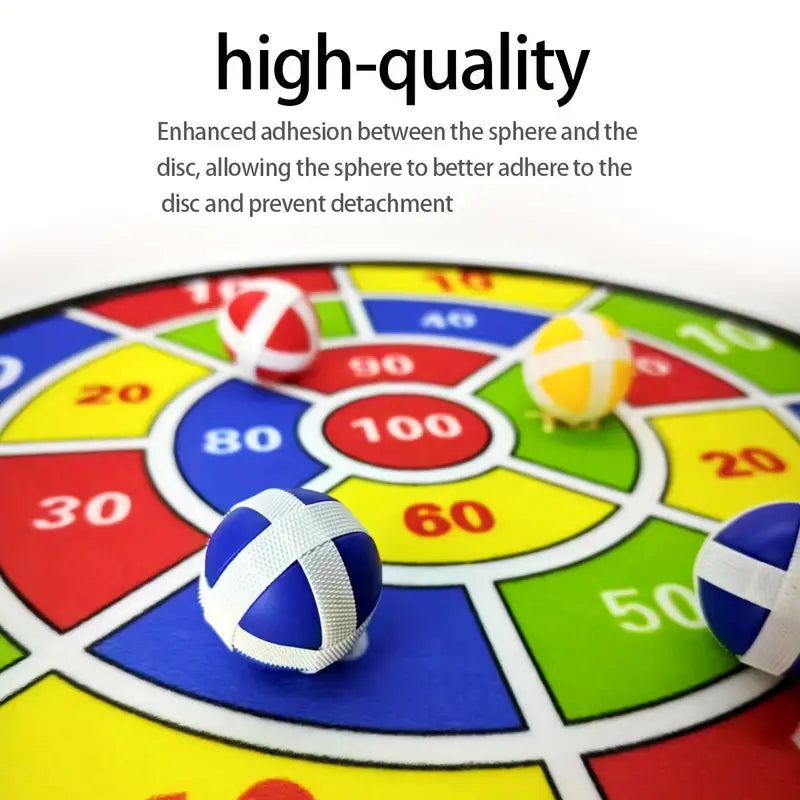 12-Piece Sticky Ball Dart Set – Fun Indoor & Outdoor Toy for the Whole Family