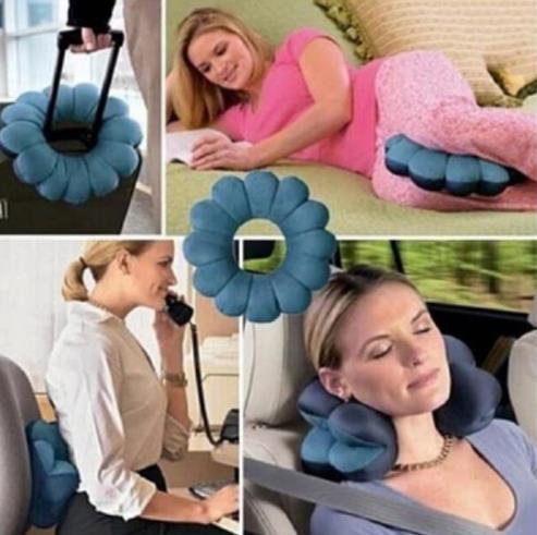 ComfortSphere Adjustable Pillow | Breathable neck and lumbar support for travel and home