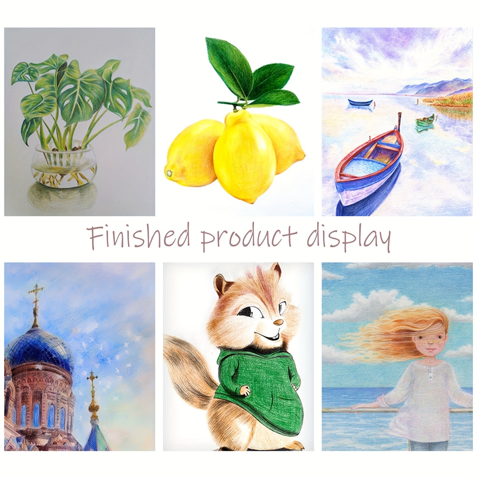 Set of 48 Coloured Pencils – Professional Quality for Drawing and Painting Projects