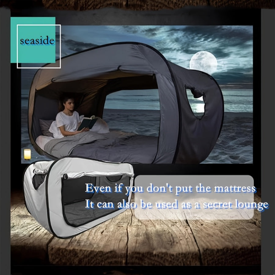 CozyNest Foldable Tent Bed – Protection and Rest Within Reach