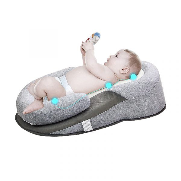 Anti-Reflux Elevated Baby Lounger – Ergonomic Cushion for Better Digestion and Peaceful Sleep
