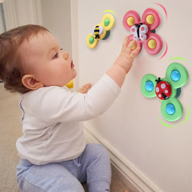 Suction Cup Spinner Playset of 3 - SpinFun