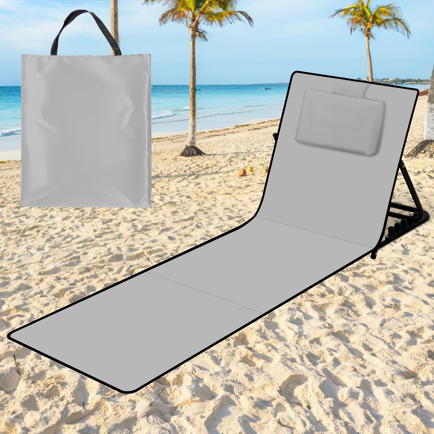 RelaxMate Portable Beach Lounger – Comfort and Convenience on the Go