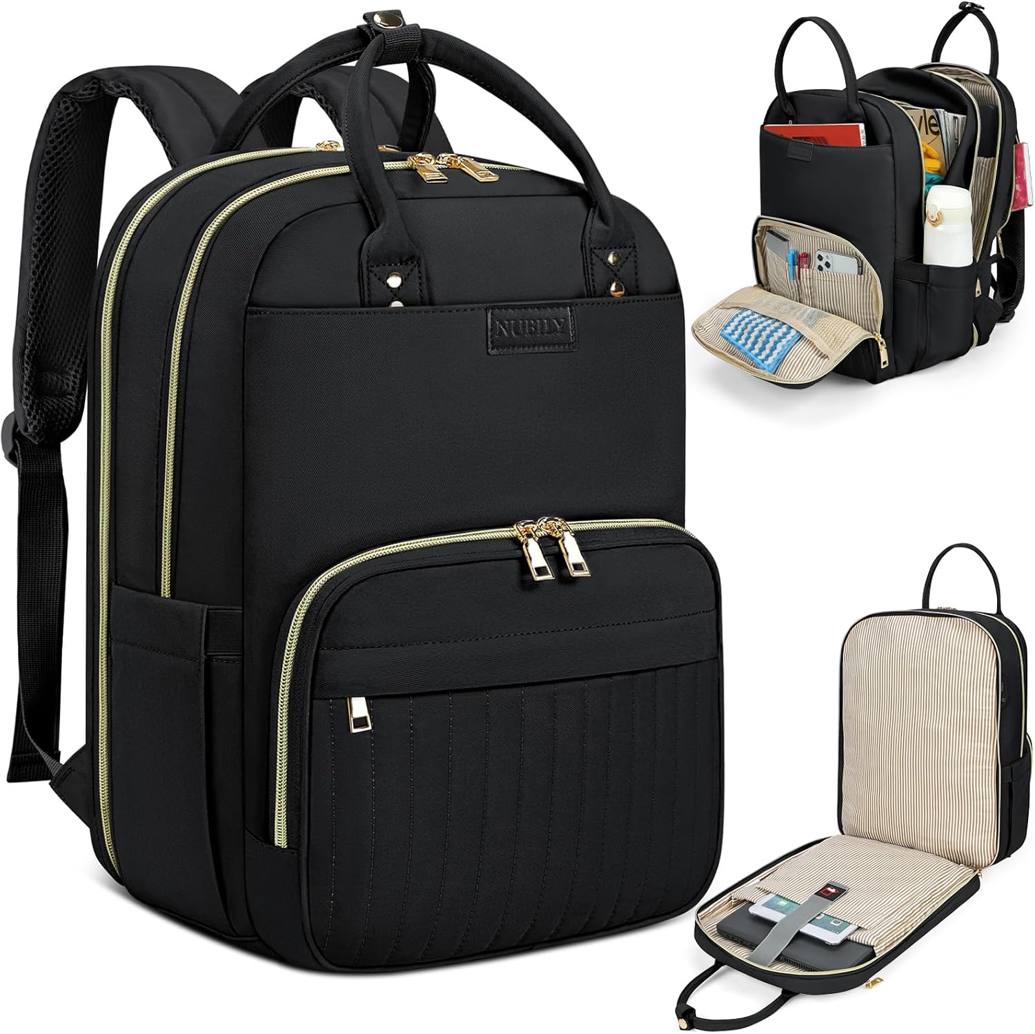 Water-Resistant Travel Laptop Backpack with Organised Compartments – Suitable for 15.6"