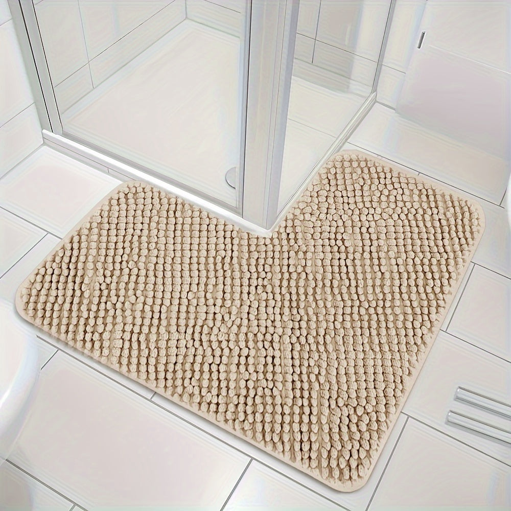 Luxurious L-Shaped Anti-Slip Corner Shower Mat - Evelyn