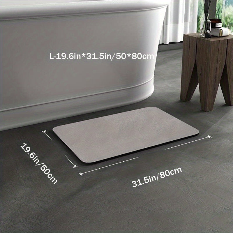 Anti-Slip Diatom Bath Mat - AquaGrip
