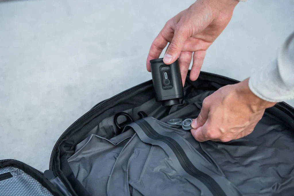 ElitePack Air Compression Backpack | 60L waterproof business and travel backpack with vacuum compression technology