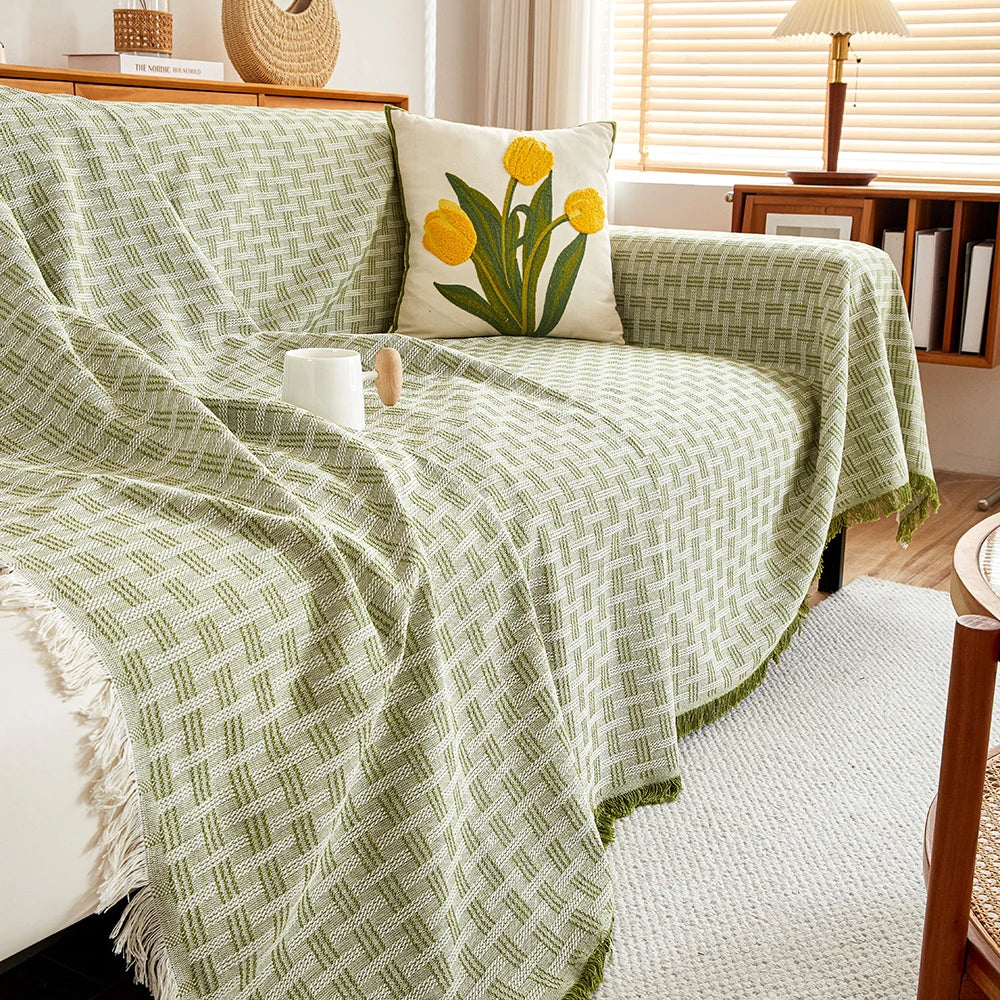 Sofa Cover - LuxeHome - Reversible Design - Extra Large Size